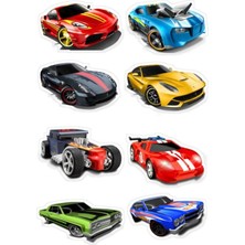 Cars Sticker Telefon Laptop Notebook Tablet Defter Matara Stiker Etiket ST375