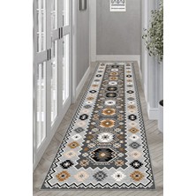 Thalia Home Kaymaz Taban Yıkanabilir Dijital Baskılı Halı Yolluk Mutfak Halısı