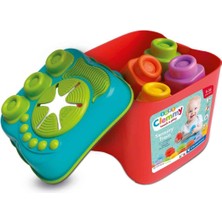 Serenity Haven Bej Soft Clemmy Blok Kova 15 Parça, Eğlenceli ve Güzel Oyun Seti