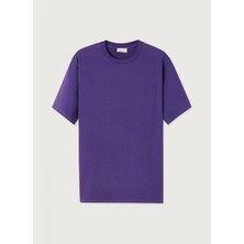American Vintage Mor Erkek Standart T-Shirt MFIZ25BE25VIVI