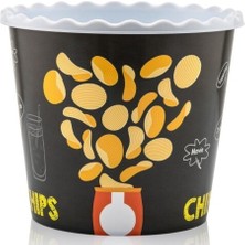 Siyah Popcorn ve Çerez Kutusu, Eğlenceli Atıştırmalıklar Seti