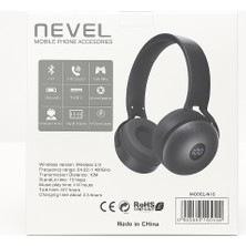 Nevel N15 Dijital Ekranlı Type-C Bluetooth Kulaklık – Hi-Fi Ses Kalitesi