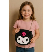 Polly Toys Kuromi Peluş Oyuncak + Deri Çanta 2'li Set