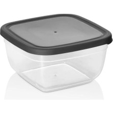 500ML Kare Saklama Kabı, Krem Renk, Saklama ve Organizer Için Uygun