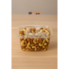 Şeffaf 500 gr Sızdırmaz Tek Kullanımlık Saklama Kabı, 50 Adet