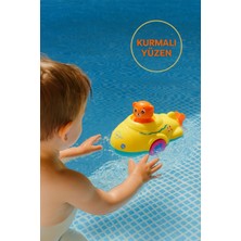 Serenity Haven Kurumalı Su Oyuncağı, Yüzen Ayıcık ve Denizaltı Model 1, Sarı Renk