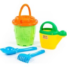 Serenity Haven Yeşil 4 Parça Kum ve Sulama Kapağı Seti, Çocuklar Için Eğlenceli Oyun Malzemesi