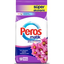 Peros Çamaşır Deterjanı Sık Yıkananlar 10 kg Yıldız Çiçeği Beyazlar ve Renkliler