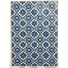 Lineart Pirinç Dekopaj Kağıdı BLEU102