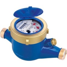 Klepsan Kvs 3V 1/2 165 mm 2,5m3/h Yaş Tip Çok Hüzmeli Soğuk Su Sayaçları