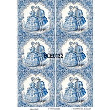 Lineart Pirinç Dekopaj BLUE132