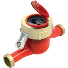 Klepsan Kvs 2s 3/4 190 mm 2,5m3/h Kuru Tip Çok Hüzmeli Sıcak Su Sayaçları