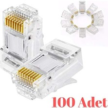 Gfc Life Store RJ45 Jack CAT5E Internet Kablo Kablosu Ucu Konnektör Ethernet Connector Jak 4220