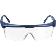 Lacivert Şeffaf Koruyucu Gözlük, Rahat ve Dayanıklı Tasarım, 