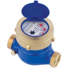 Klepsan Kvs 12K-R160 3/4 110 mm 2,5m3/h Kuru Tip Çok Hüzmeli Soğuk Su Sayaçları R160