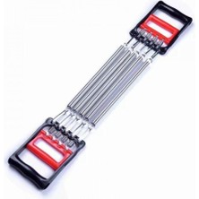 Ayarlanabilir Çelik Göğüs ve Kol Kas Geliştirme Yayı 5'li Siyah