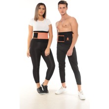 Siyah Termal Bel Korse ve Sauna Kemeri, Spor ve Rahatlık Için Uygun
