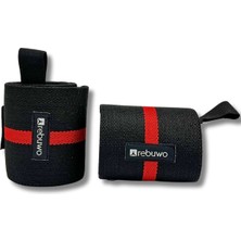 Yüksek Kaliteli Siyah Fitness Bileklikleri, Güç ve Destek Sağlar, 1 Çift