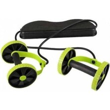 Tekerlekli Çok Fonksiyonlu Egzersiz Aleti, Mekik ve Spor Sehpası, Beyaz