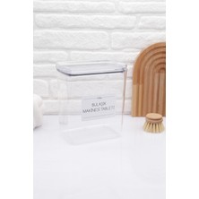 Turuncu Bulaşık Makinesi Deterjan Kavanozu 2200ML, Şık ve Kullanışlı Tasarım