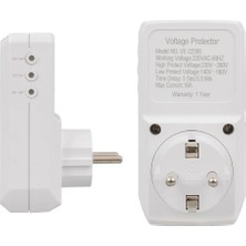 16A 3520W Tekli Dijital Göstergeli Akım Korumalı Priz