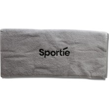 Açık Gri Spor ve Antrenman Havlusu, Yumuşak ve Hafif, Konforlu Kullanım