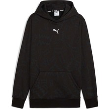 Puma Teamjaws Post Game Erkek Siyah Basketbol Sweatshirt.01