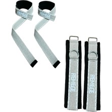 Bej Ayak Bilek Kayışı D-Ring Ağırlık Çekiş ve Kaldırma Seti