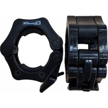 Siyah Kauçuk Bar Kelepçesi, 51 Mm, Ithal, Çift, Profesyonel, Dayanıklı, Güçlü, Kaliteli