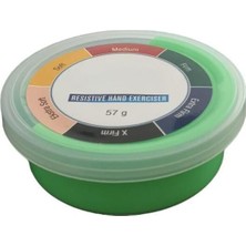 Yeşil ve Mor Renklerde Hafif Elastik El Egzersiz Hamuru, 57 Gr, Ideal Güçlendirme Seti