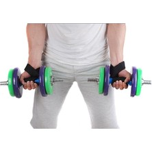 Mor Spor Kayışları, Dambıl ve Egzersiz Için Çift Set, Dayanıklı ve Konforlu Kullanım