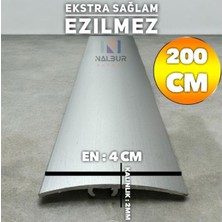 Geniş 4cm Alüminyum Kapı Eşik Profili 200CM Ekstra Kalın