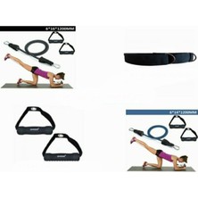 Siyah Lateks Egzersiz Direnç Lastiği 2'li Set, Esneklik ve Dayanıklılık Sağlar