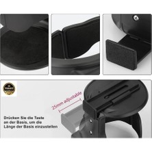 Ford Kuga 2020-2021-2022-2023-2024-2025 Ayarlanabilir Araç Bardak Tutucu – Abs Malzeme, Kaymaz Pedli, Havalandırma Klipsli, 93X73X86MM