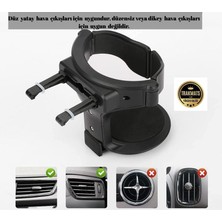 Ford Kuga 2020-2021-2022-2023-2024-2025 Ayarlanabilir Araç Bardak Tutucu – Abs Malzeme, Kaymaz Pedli, Havalandırma Klipsli, 93X73X86MM