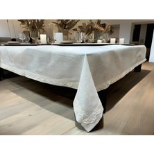 Azra Linen Kumaş Yemek Masa Örtüsü 160X220 cm 3 Renk Seçenekli