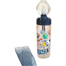 Serenity Haven Lacivert 500 ml Pipetli Şişe, Pratik ve Şık Tasarım, Günlük Kullanım Için Ideal