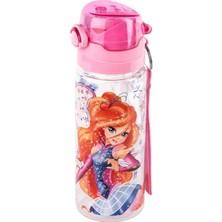 Serenity Haven Turuncu 500 ml Plastik Matara, Hafif ve Dayanıklı Su Şişesi