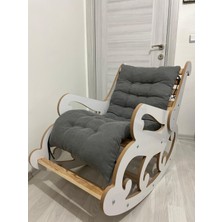 Kef Beyaz Sallanan Koltuk, Dinlenme Koltuğu Kolay Kurulum, Tv Koltuğu