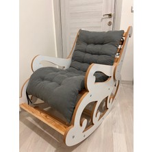 Kef Beyaz Sallanan Koltuk, Dinlenme Koltuğu Kolay Kurulum, Tv Koltuğu