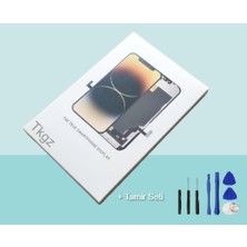 Tkgz - iPhone 14 Pro Max Uyumlu LCD Ekran Dokunmatik A+  + Montaj Seti