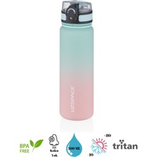 Serenity Haven Renkli Tritan Matara 500 Ml, Şık ve Dayanıklı Tasarım, Pratik Kullanım.