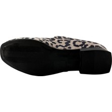 Albini 26100780  Babet Leopar Desenli Kadın Ayakkabı