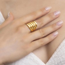 Yiğitbaşı Gold Kaburga Yüzük 3046