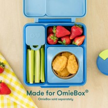 Omiebox Bento Kutusu Iç Bölme Kapları 2li Kırmızı ve Sarı