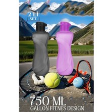 Serenity Haven 750 ml Matara Seti, 2 Renk, Sağlıklı ve Hafif, Spor ve Günlük Kullanım Için Idealdir