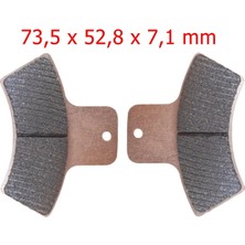 Atv Arka Fren Disk Balatası FA270 Sinterli Linhai-Polaris