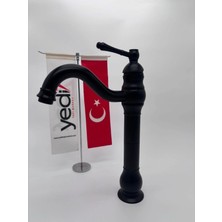 Yedi Yapı Market Çanak Lavabo Bataryası Siyah