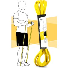 5KG SARI Direnç Bandı Barfiks Resistance Direnç Lastiği Fitness Plates Aerobik Kondisyon