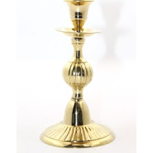 Tekli Pirinç Şamdan Model 3